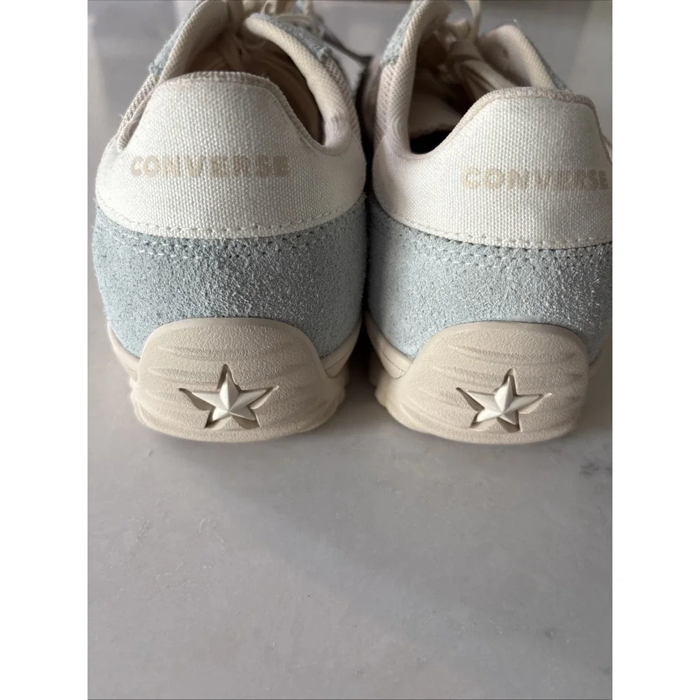 Converse Run Star Trainer Cream BLue Mens 13 Suede Unisex Lifestyle Shoe A11863C